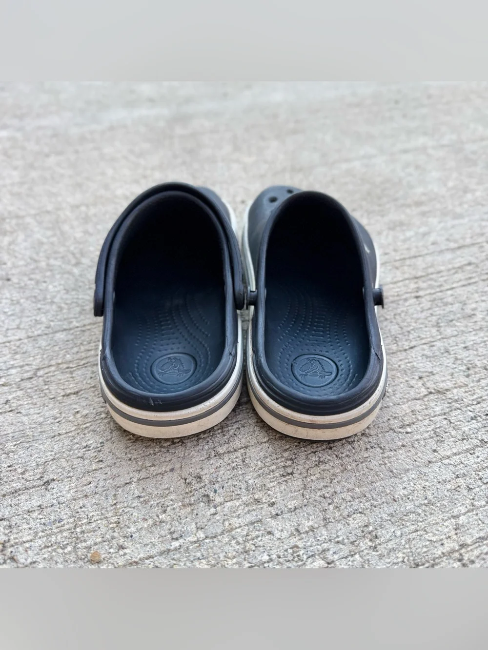 Crocs Crocband Clogs Children kids 10 11 Black Comfort Shoe